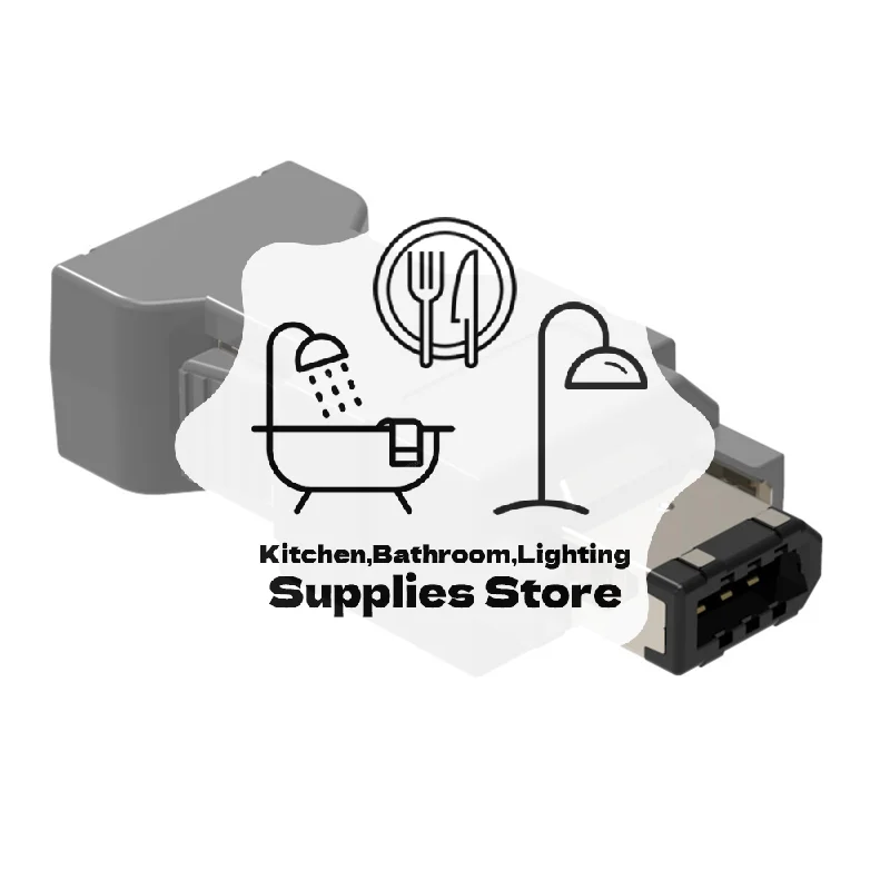 1 Piece Female Connector 6 Pin Firewire IEEE 1394 For Yaskawa For  Servo Motor Encoder 6P SM-6E Encoder Plug