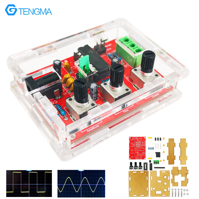 Signal Generator Kit Square Wave Sine Wave Triangular Wave XR2206 Electronic and Electrical DIY Welding Assembly Parts