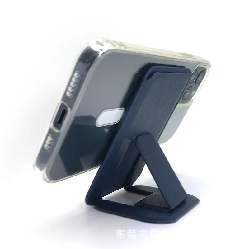 

Leather Wallet Phone Holder Card Pocket with Phone Stand Strong Magnetic Kit For Magsafe iPhone 16 15 14 Pro Max Mag Safe Parts
