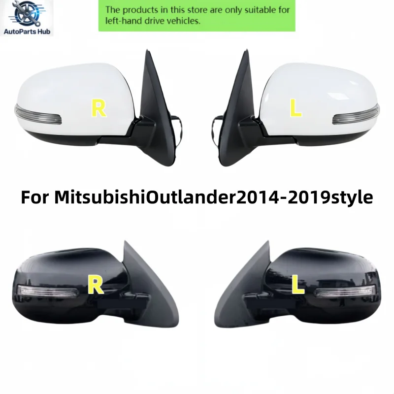 Rearview mirror with 15 pins camera blind spot monitoring heated function and turn signal light forMitsubishi Outlander2014-2019