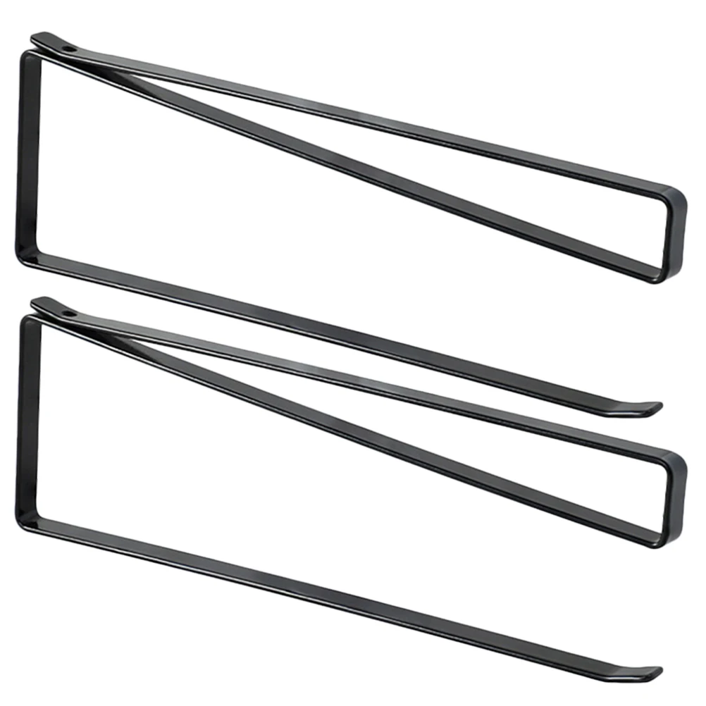 

2 Pcs Roll Holder Towel Holders Mounted Paper Kitchen No Punching Towels under Cabinet for Metal
