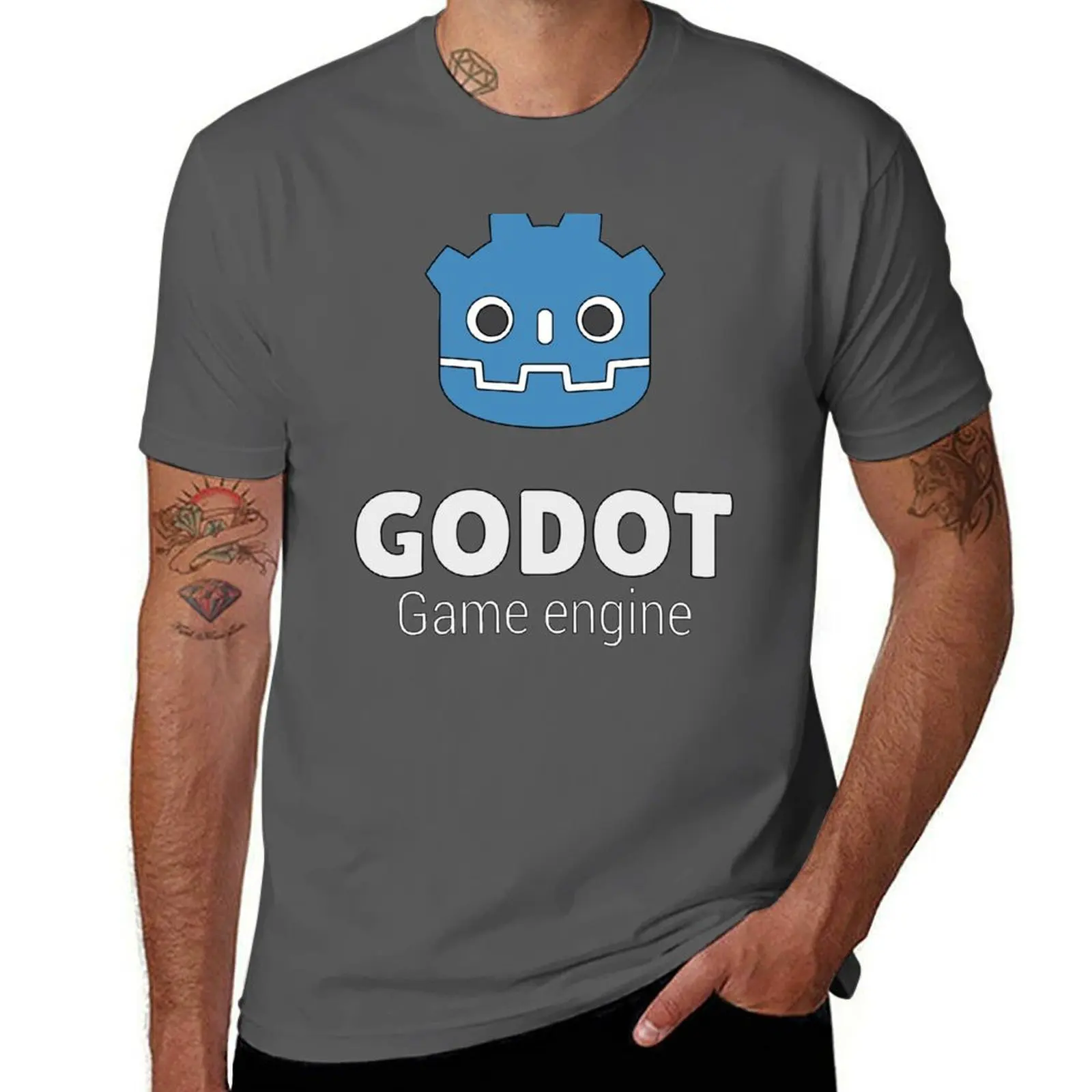 

Godot Default Design T-Shirt cotton t shirt man t shirts for man cotton soft man graphic t shirt T-Shirt