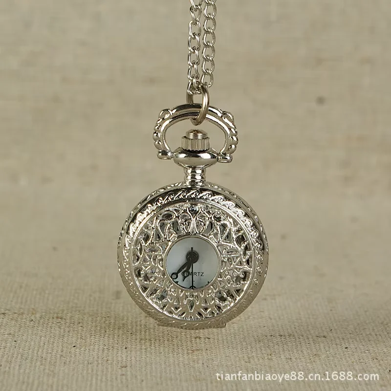 Vintage pocket watch supply wholesale vintage classic quartz small exquisite lovely diamond-encrusted classic pocket watch