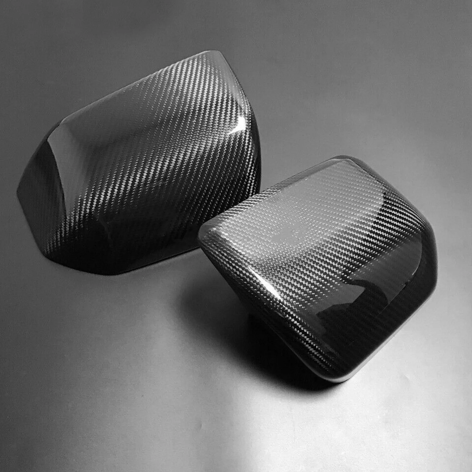 For Ford F-150 Raptor 2015 2016 2017 2018 2019 2020 Real Carbon Fiber Rearview Mirror Cover Trim Car Modification Accessories