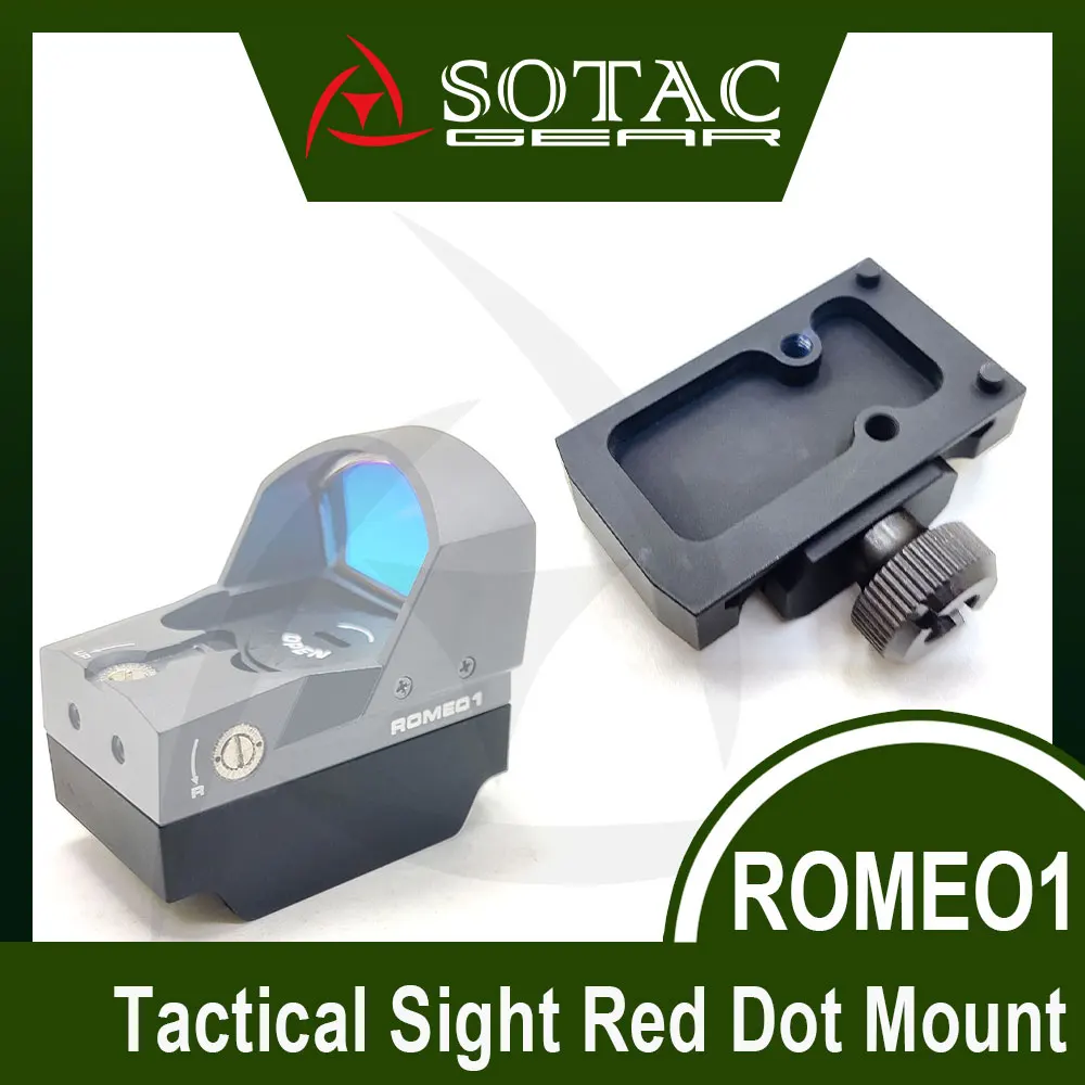 Metal Tactical ROMEO1 Mount Weapon Romeo 1 Red Dot Sight Scope Mounting Base Hunting Accessories