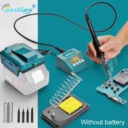 Waitley Portable Soldering Iron Kit for Makita Bosch Dewalt 18V 20V battery , Electric Soldering Tool for DIY Electronics Repair