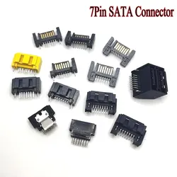 5PCS SATA Hard Disk Interface Socket DIP/SMD Type SATA Male Female Base 7Pin 7 Pin 7P Type A Connector Interface Socket