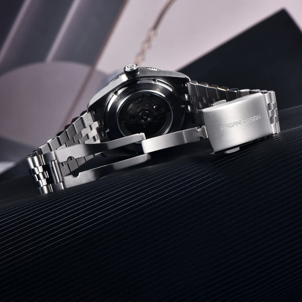 PAGANI DESIGN 2025 new watch men's NH35A movement retro luxury mechanical men's watch sapphire glass stainless steel men's watch