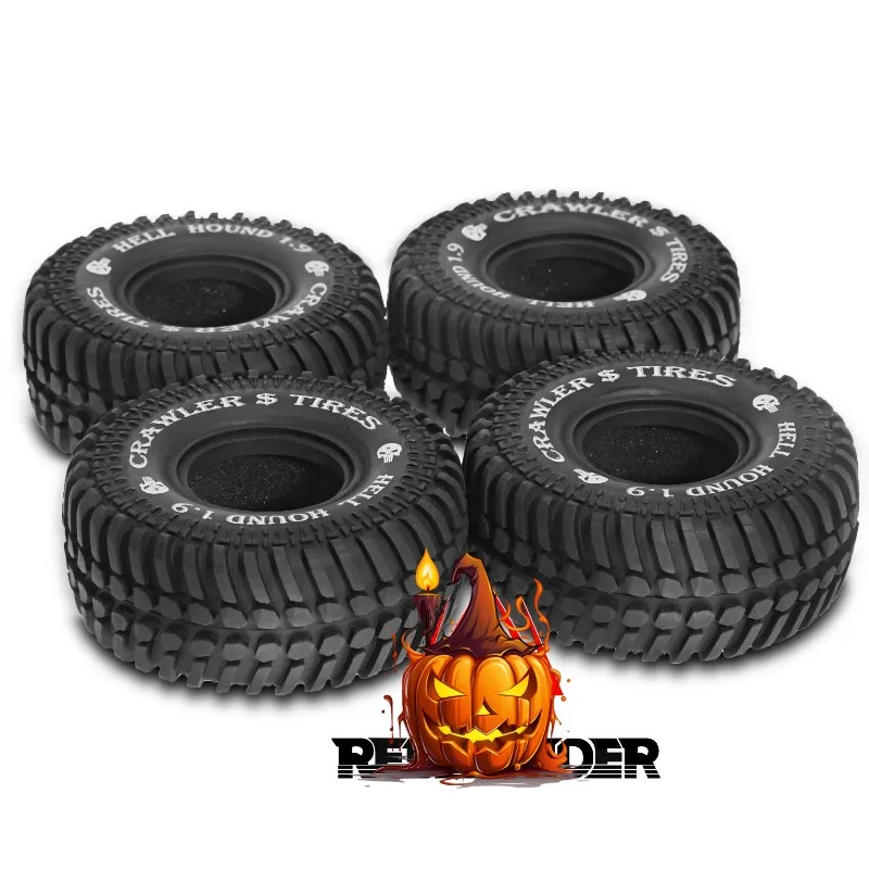 

1.9" Non-Slip Mud Sligers Rubber Tires, Heavy Duty Tyres for 1/10 RC Crawler TRX4 TRX6 SCX10 90047 Redcat Gen8