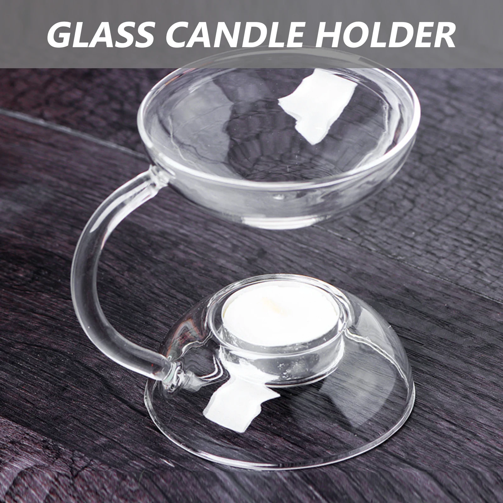 

Glass Holders Simple Design Clear Transparent Essential Oil Burner Romantic Dinner Party Wedding Table Decor