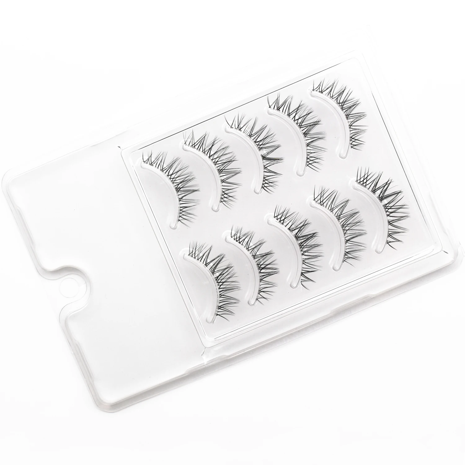 5คู่ขนตา Multipack Faux Cils แต่งหน้าขนตาปลอมธรรมชาติยาวเกาหลีแต่งหน้าขนตาปลอม Soft Fake Eyelash Lash Extension