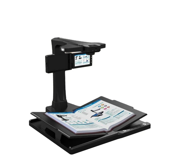 BS3000P V Shape 28MP High Definition Book/Document Scanner with USB Interface LCD Preview Screen and Library Use