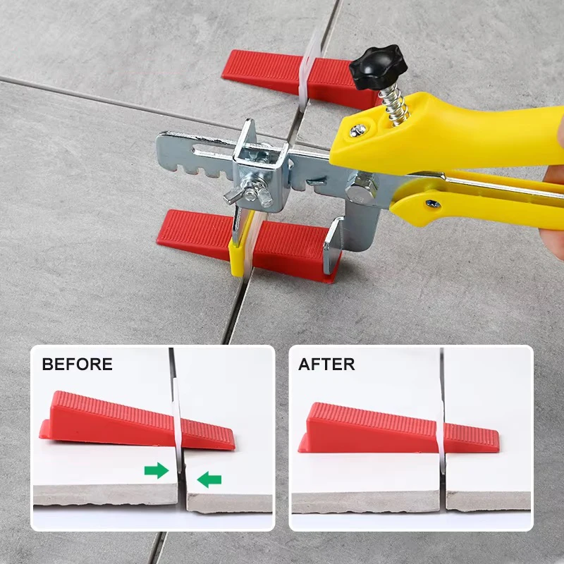 High Quality Tile Leveling Spacer Clips Wedges 100pcs Factory Direct Ceramic Porcelain Tile Accessories 1.5mm