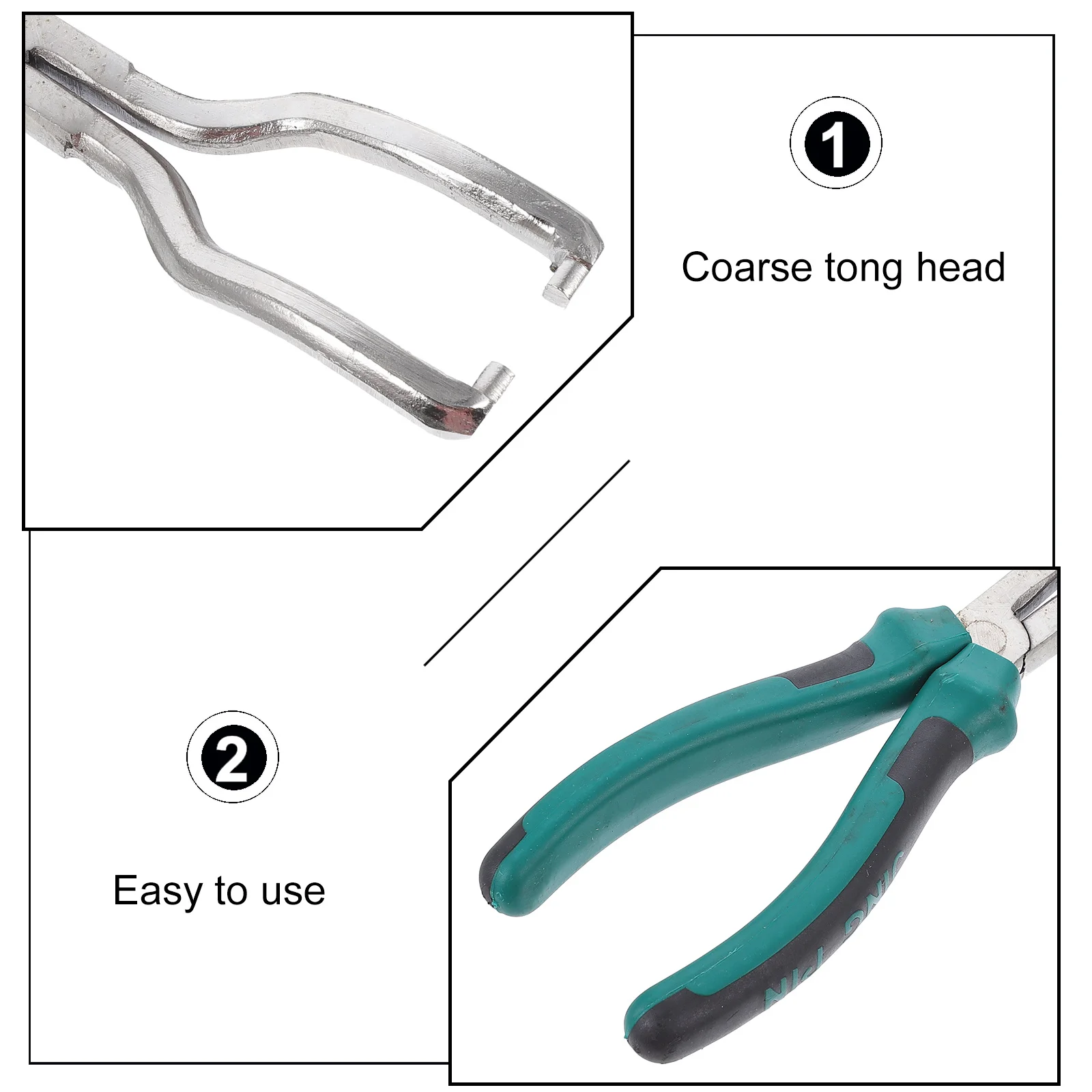 

1Pcs Fuel Filter Caliper Green High Carbon Steel Fuel Hose Buckle Removal Plier Durable Practical Clamp Hose Clamp Clip