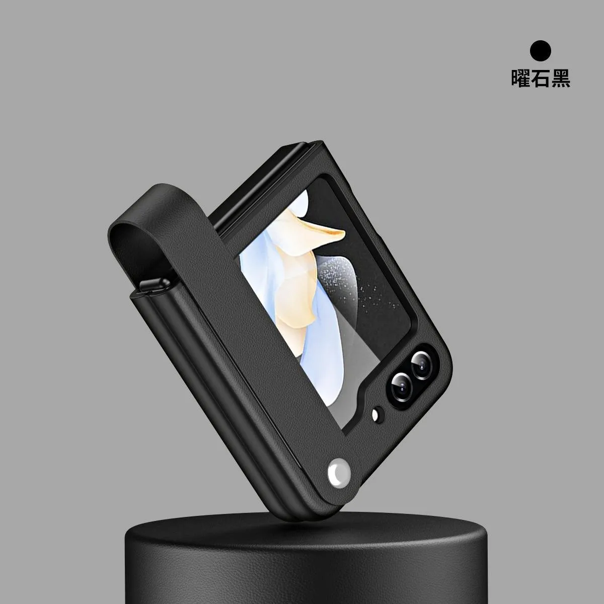 For Samsung Galaxy Flip4/Flip5 Wristband Folding Screen Anti-drop Protective Case