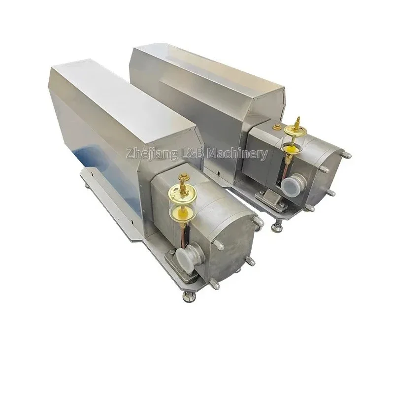 High Viscosity Gear Stainless Steel Sanitary Lobe Pump for Milk Chocolate Temperature Control