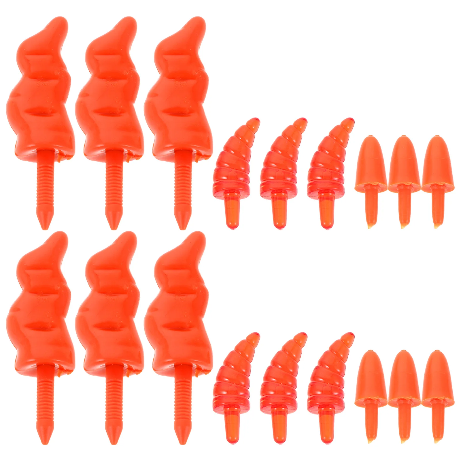 

150Pcs Christmas Snowman Nose Plastic Carrot Shape DIY Ornament Craft Snowman Nose Accessories Decoration Craft Christmas Carrot