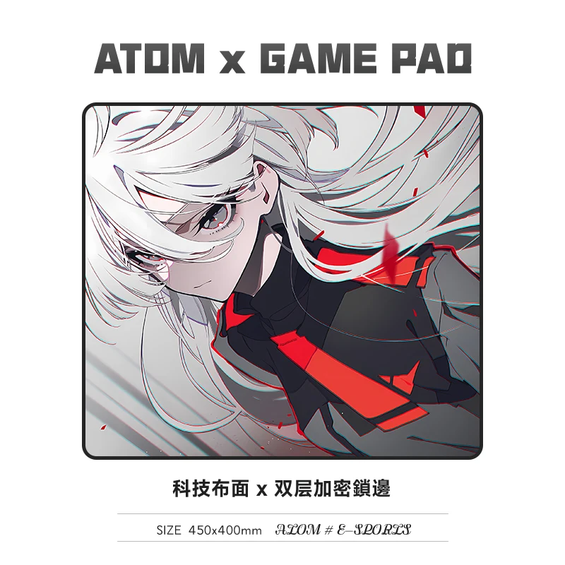 

ATOM Anime Theme Rubber Fabric Mouse Pads FPS Game CS: GO Ergonomic Thickened Locked Edge Smooth Customized Pattern Mouse Pads