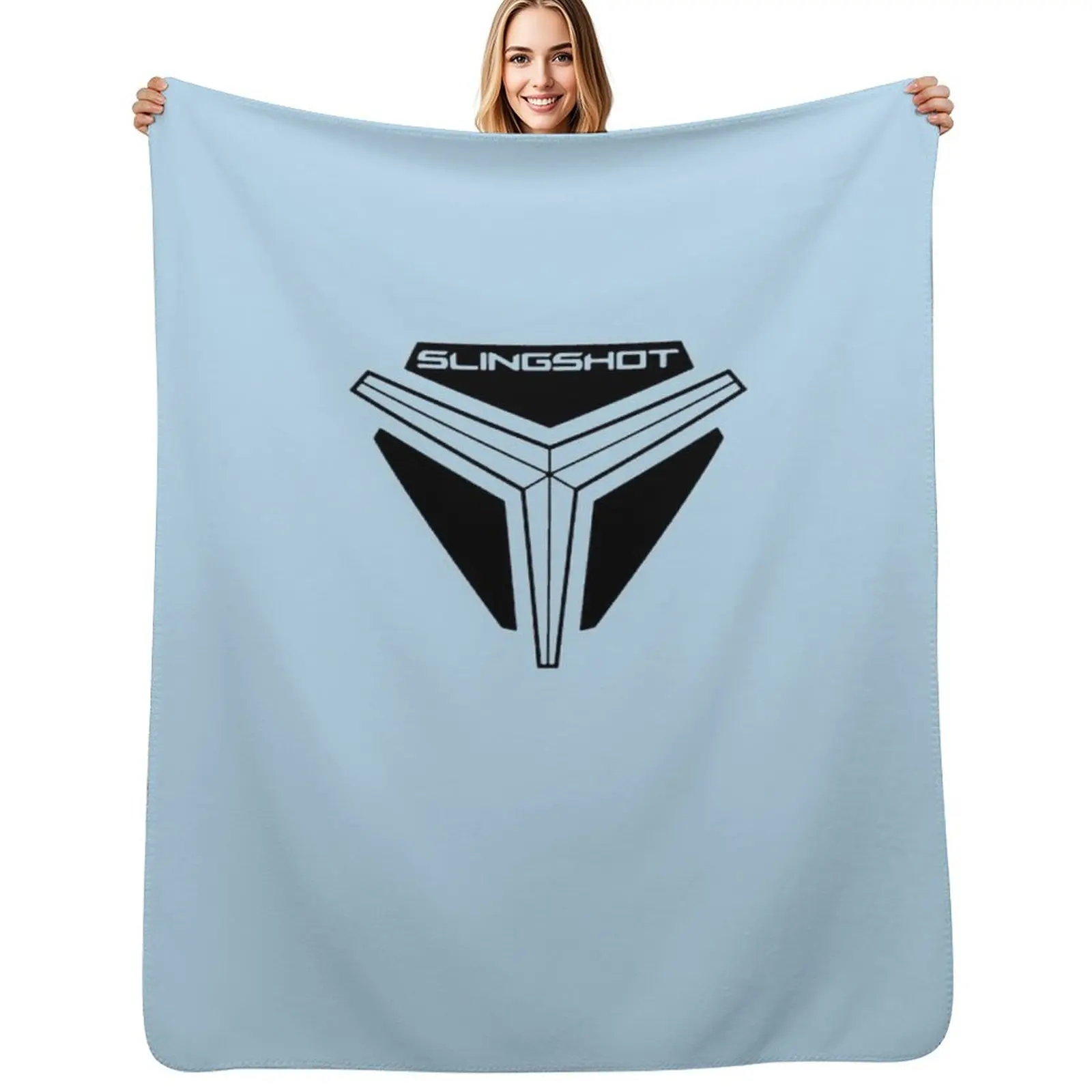 SLINGSHOT Polaris Ride Sticker Throw Blanket Soft Sherpa Fleece Warm Blanket for Winter