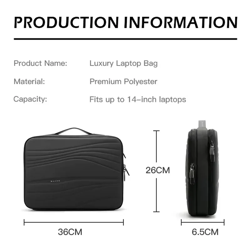 BANGE Waterproof Shockproof Handle Bag Laptop Sleeve Case for Macbook Air 11 12 13 14.1 nch M4 M3 M2 Chip Mac Book Cover Access
