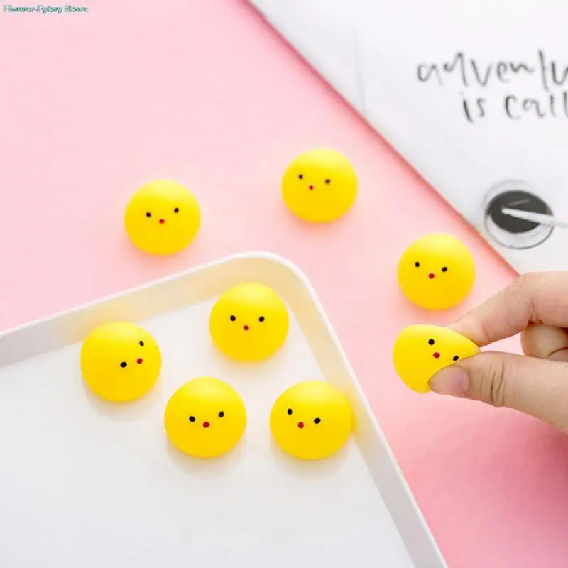 

1Pc Anti Stress Chick Mochi Relief Toys For Adult Kids Anti Stress Antiestress Ball Funny Birthday Party Gift Fidget Toys