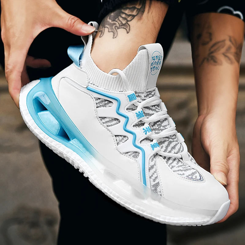 

Men's Shoes 2026 New Summer Trendy Brand Thick-Soled Casual White Sneakers Men's Low-Top Sports Dad Shoes Breathable W