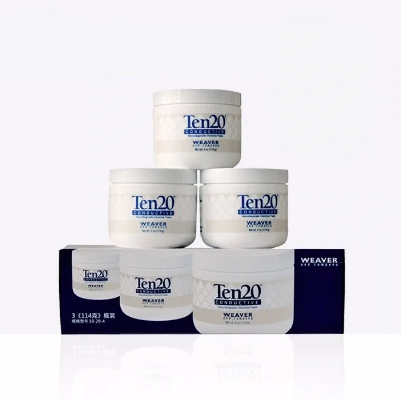 كريم القطب الكهربائي EEG للتشخيص العصبي من ويفر كريم موصل عشرة 20 114 جرام 228 جرام كريم موصل EEG
