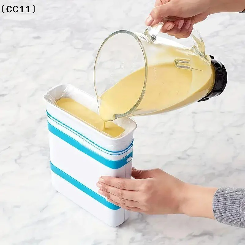 Qeuhehdi Food Block Maker 3D Soup Freezing Mold Ice Making Tool Food Freezer Container Molds For Soup Broth Sauce Butter〔CC11〕