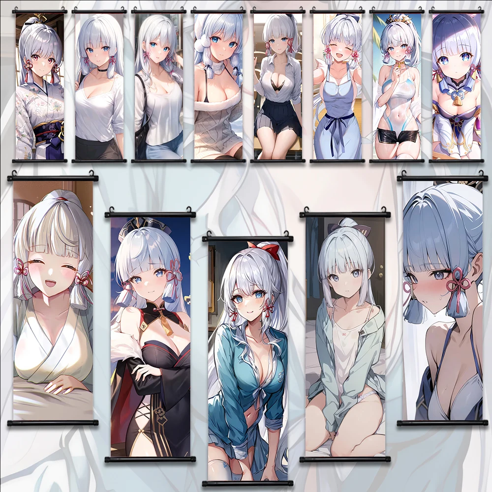 

Genshin Impact Sexy Sayu Figures Poster Wall Artwork Canvas Print Home Decoration Art Decor BedRoom Hanging Scroll Painting Gift