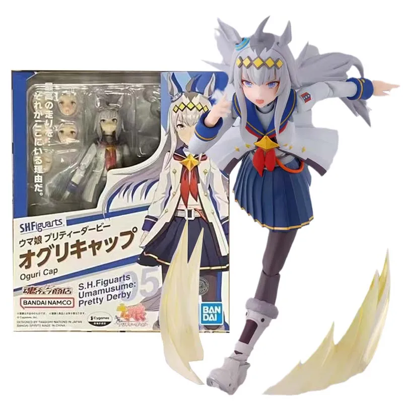 

Bandai Figure Umamusume Pretty Derby Anime Figures SHF Oguri Cap Collection Model Action Figure Toys For Boys Children's Gifts