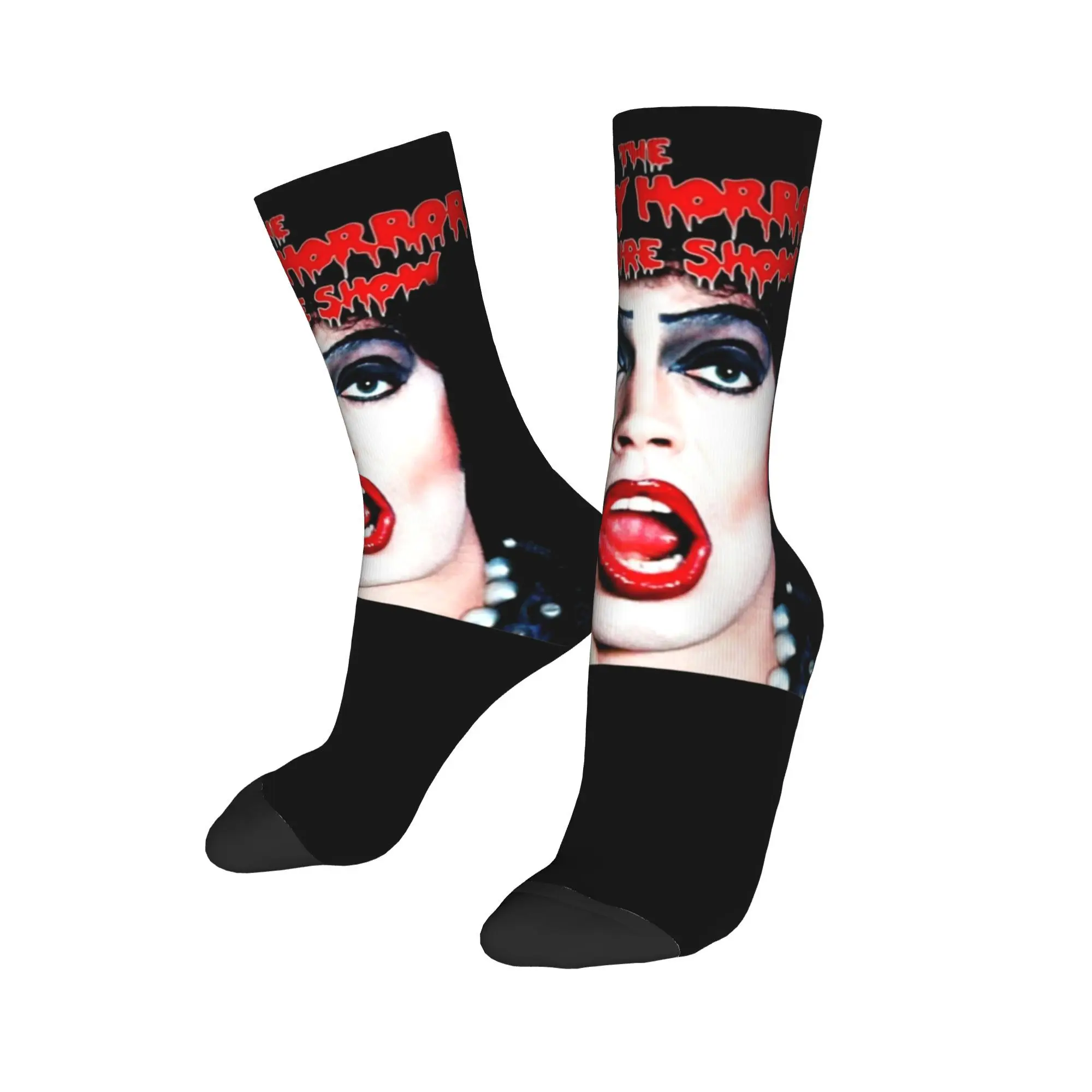 

Носки унисекс сумасшедшие, мягкие, высокого качества, всесезонные, с рисунком из фильма «The rockys» и фильмом «ужасы»