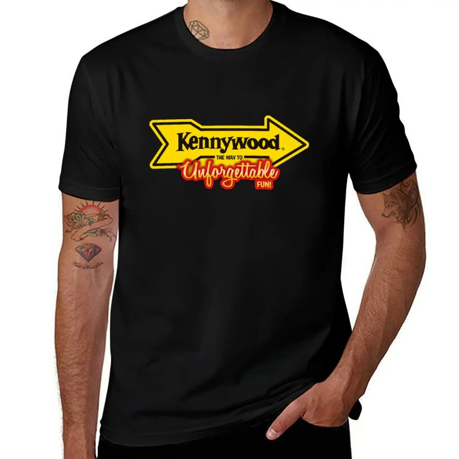 Kennywood T-Shirt Casual All Match Short Sleeve T-Shirt
