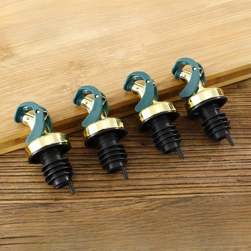 

Oil Bottle Nozzle Wine Liquor Dispenser Seal Leak-proof Oil Bottle Stopper Cap Pourers Flip Top Sprayer Kitchen Accessories