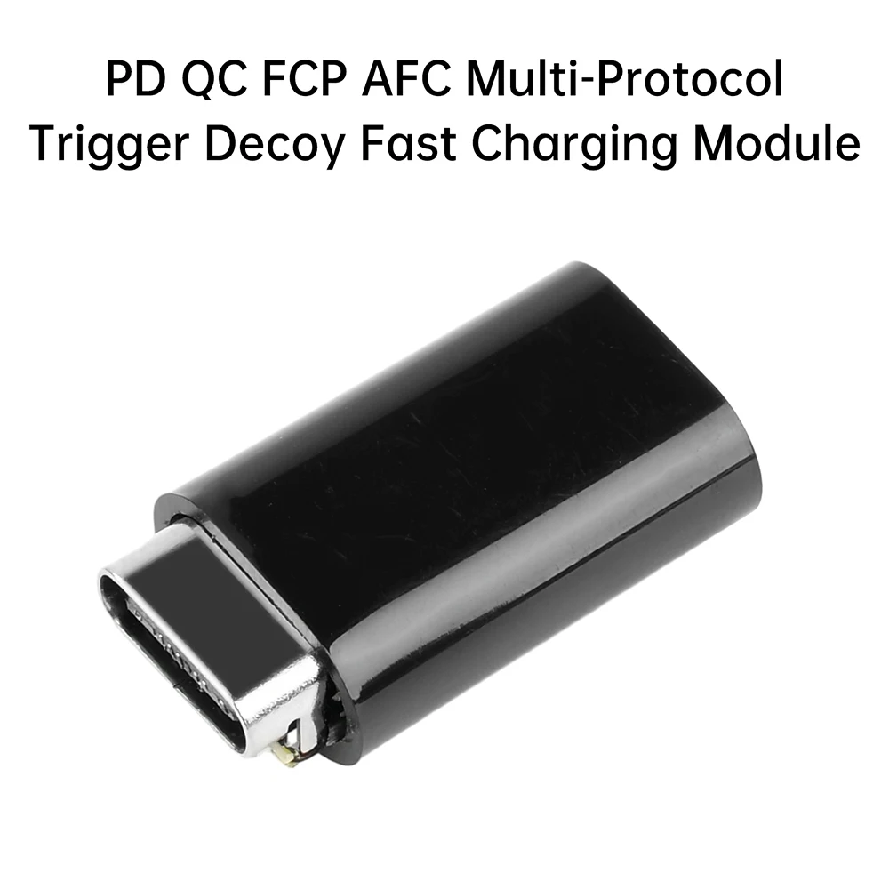 

PD QC FCP AFC Multi Protocol Trigger Decoy Fast Charging Module 9V 12V 15V 20V 5A Type-C Boost Power Supply Change Module