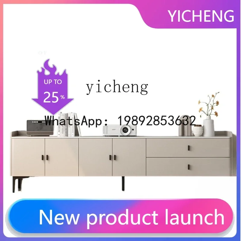 

Minimalist Stone Plate TV Cabinet Modern Simple Home Living Room Bedroom Bed Front Cabinet