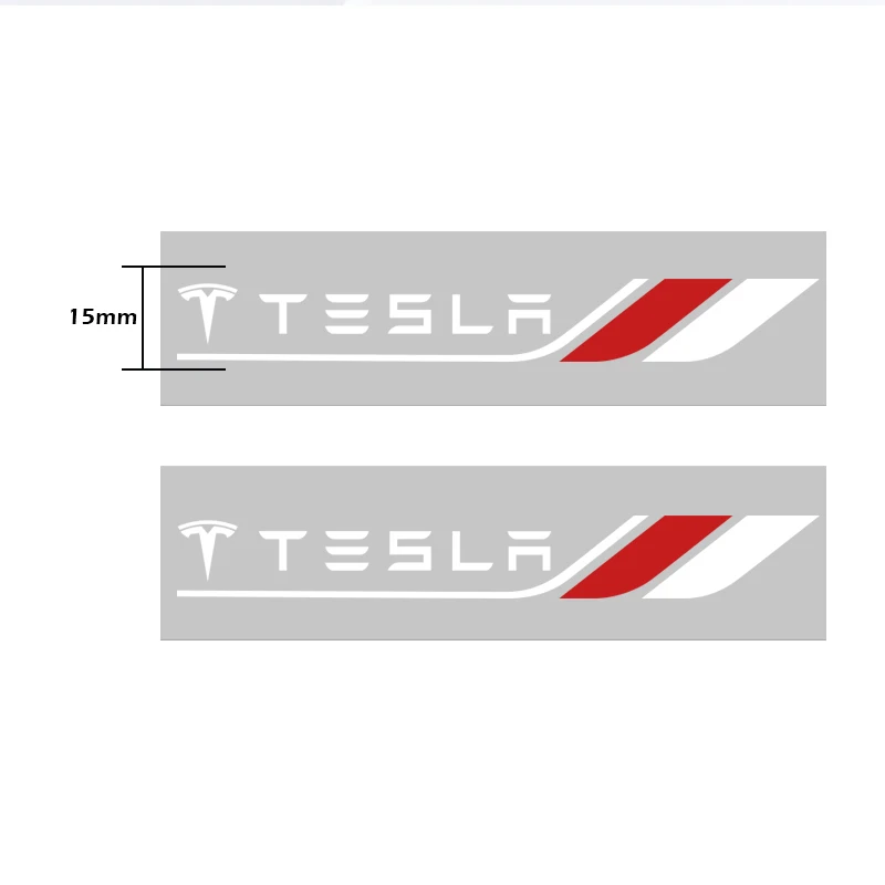 Emblem Auto Decor Reflective Decals Car Window Wiper Stickers For Tesla model 3 model X Y style Roadster Car Styling Accessories