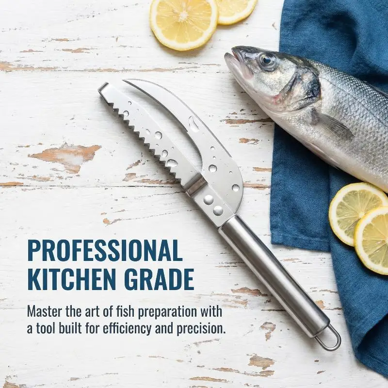 3 in 1 Fish Scale  Scraper Cutter Dig Tool for Household Kitchen Seafood Preparation EssentialsHot
