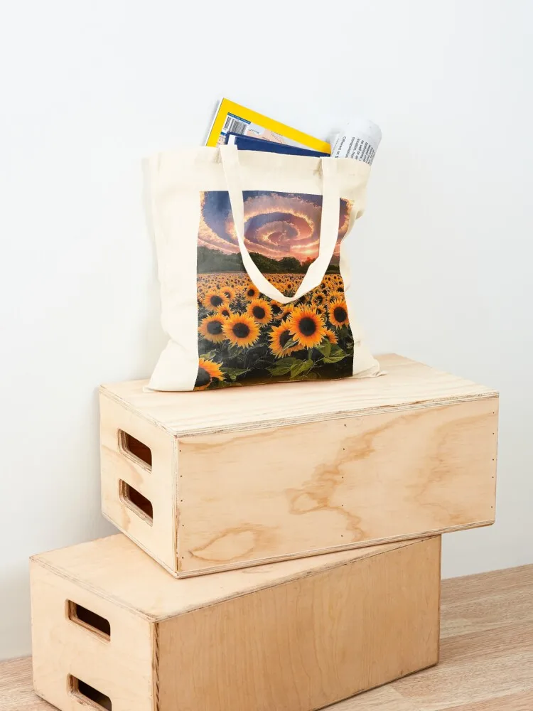 Sunflower Aesthetic Tote Bag custom canvas bag bag luxury women handbag sac pour femme