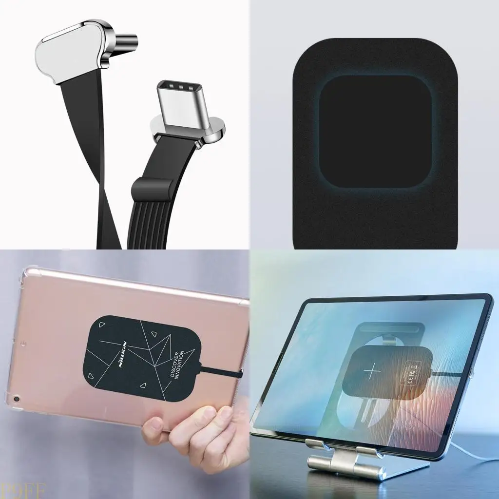 

CS1W Wireless Charging Receiver Type C Adapter For Phone 5S 6 6S 7 Mi5 fo