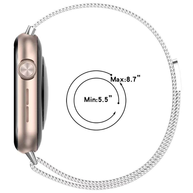 Gapless Milanese Band für Honor Watch 5, magnetisches Schlaufenarmband, austauschbare Riemen für Huawei Honor Watch 5, Armband-Zubehör