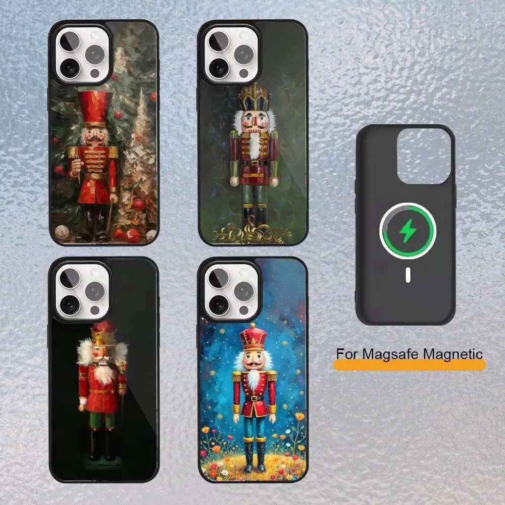 

N-NutcrackerS C-Christmas Phone Case For iPhone Magsafe Magnetic 17,16,15,14,13,12,11 Wireless Charging cover