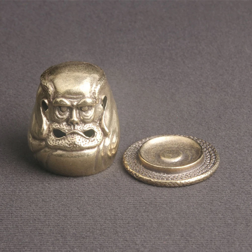 

Vintage Incense Burner Aroma Stove Retro Censer Decorative Golden Bronze Material Compact Creative Bedroom Office Teahouse Long