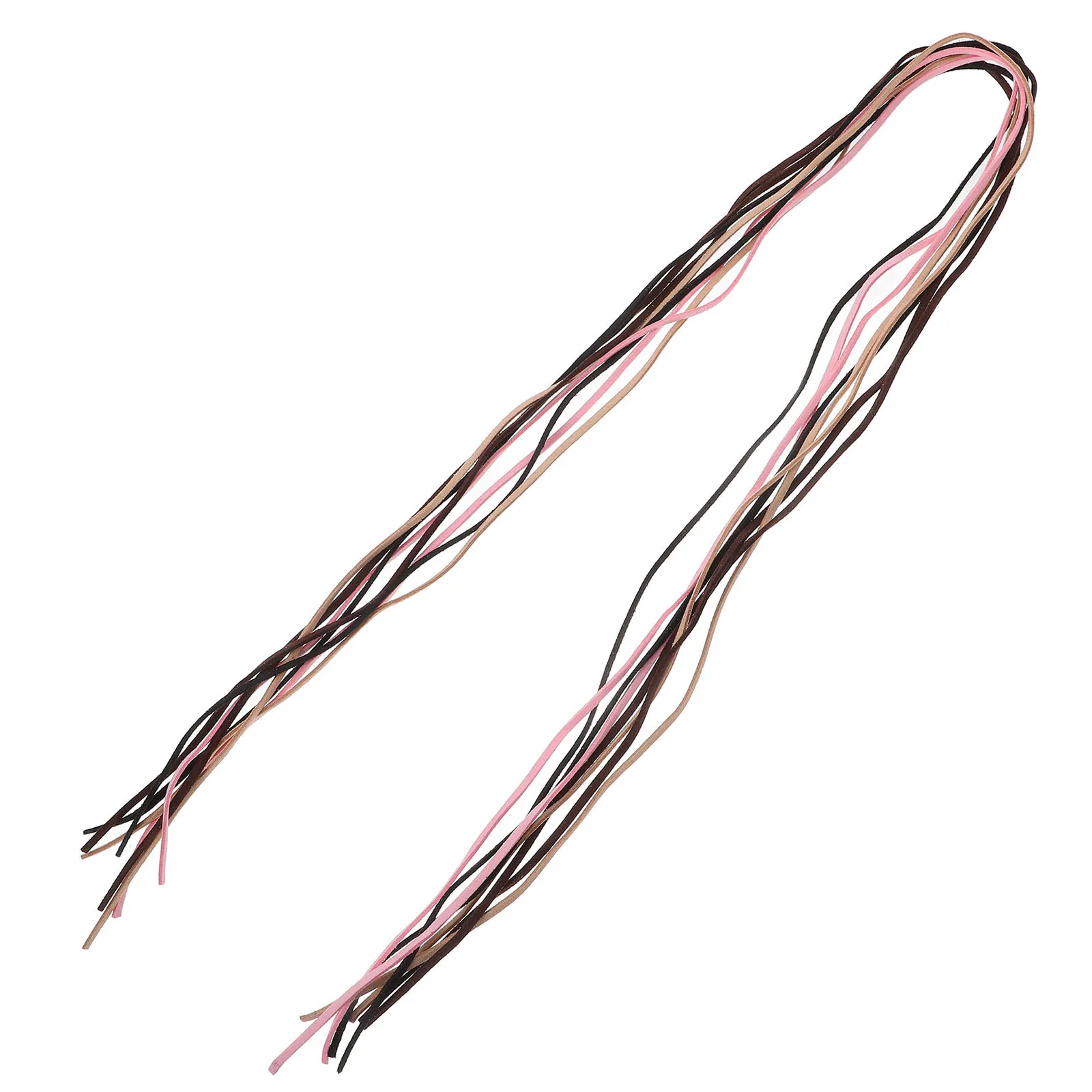 

8Pcs Suede String 3mm Soft Cord for DIY Jewelry Making Necklace Bracelet Craft Supplies Beading String Suede Cord Necklace