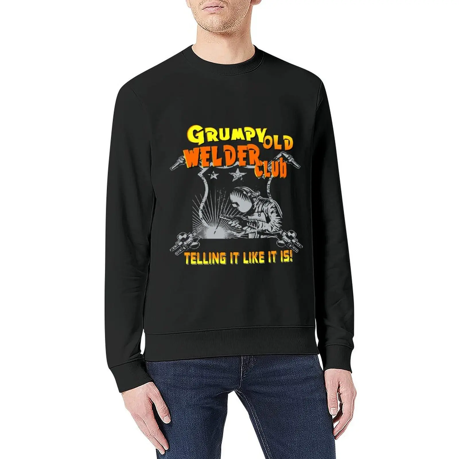 Grumpy Old Welding Club Welding Shirt Proud Welder Gift Welder Brands Apparel Pullover male clothes sweatshirts men