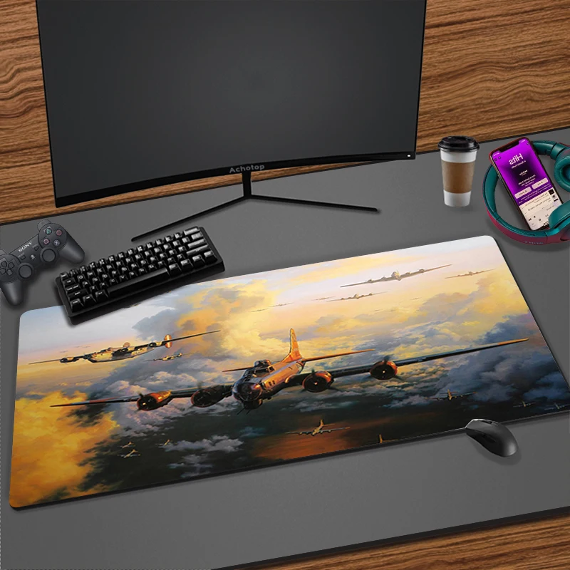 Airplane Flight Clouds Gaming Mouse Pad Computer Mouse pad Gamer Laptop Mouse Mat Office Mause pad Keyboard Mat Desk Pad