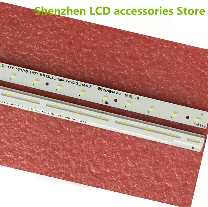 FOR  55UJ65 E-17Y 55UJ65  54LED-L-TYPE-REV0.9  54LED 601MM 55 inch use   100%new  LCD TV backlight bar