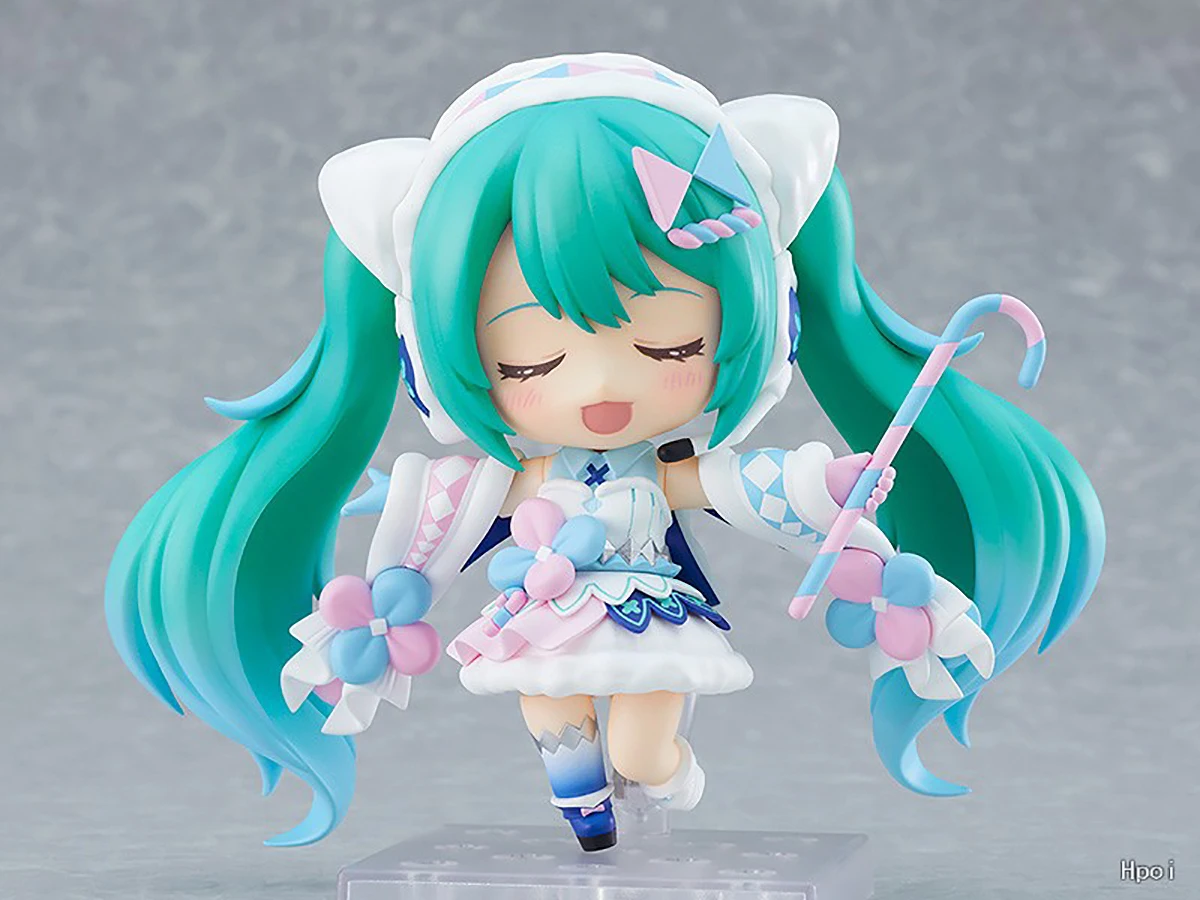 Oryginalne figurki/nakładki Nendoroid firmy Good Smile Company # Figurka akcji Hatsune Miku Magical Mirai 2020 Winter Festival z 1740 roku