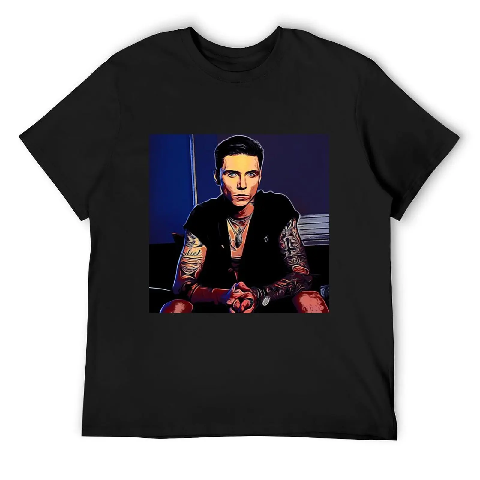 Awesome Andy Biersack T-Shirt plus size tops boys whites sweat shirts, men