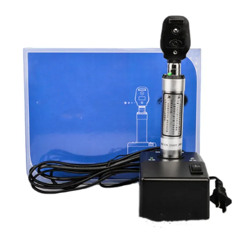 Ophtalcope d'Investissement YZ11D, Loupe LED, Fond Rechargeable, Optomètre