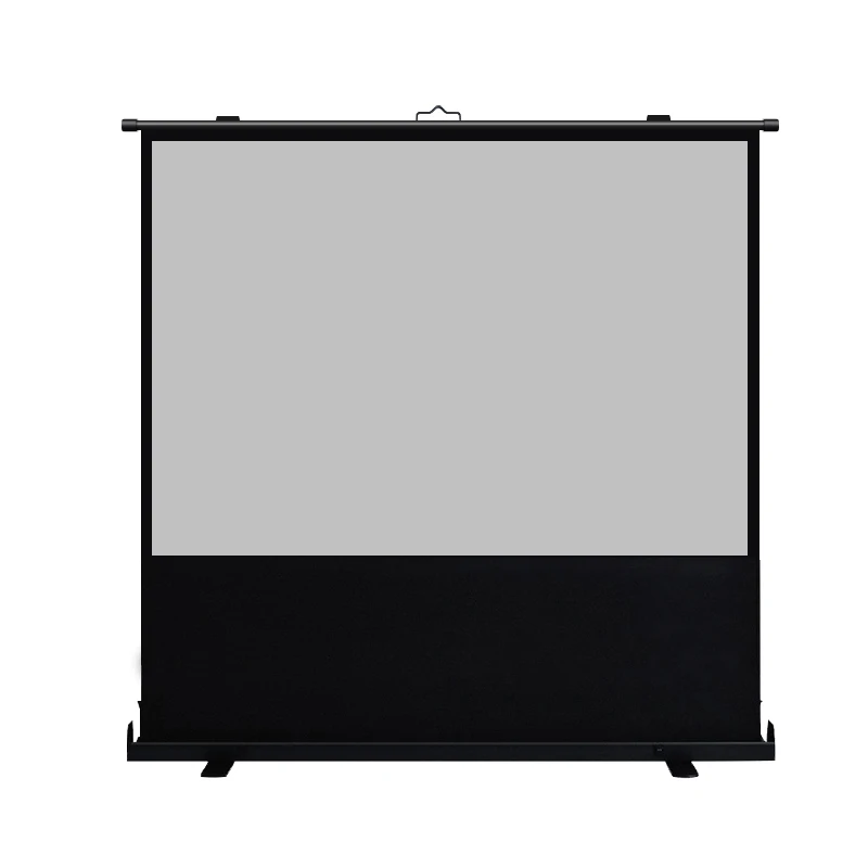 

2022 High Quality Floor Stand Projection Screen White 60 Inch 4:3 Pull Up Pvc